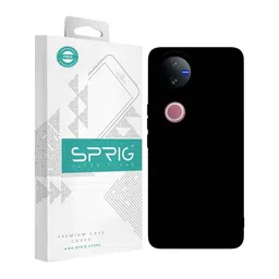 SPRIG Solid Printed Vivo V50e 5G Back Case Mobile Accessories-34