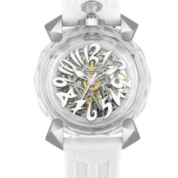 GaGa MILANO Unisex Dial & Wrap Around Straps Analogue Automatic Motion Powered Watch 8060CY01SGSYWH0-9