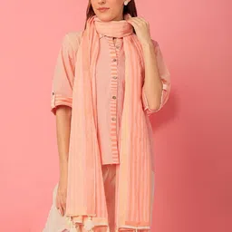 Banana Labs Striped Cotton Dupatta-picture-40