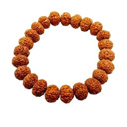 Divine souvenirs Unisex Rudraksh Beaded Elasticated Bracelet-35