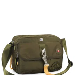 NFI essentials Unisex Solid Messenger Bag-4