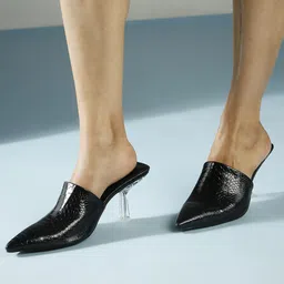 Inc 5 Textured Party Block Pumps with Buckles-17