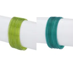 1ST TIME Set Of 24 Green Alloy Bangles-picture-27
