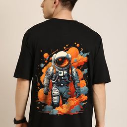 Jack Paris Men Graphic Printed Round Neck Relaxed Fit Cotton T-shirt-image-40