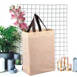 Kuber Industries Printed Shopper Handheld Bag with Cut Work image 4