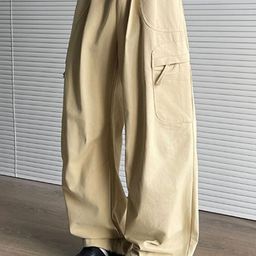 StyleCast x Revolte Men Loose Fit Easy Wash Cotton Cargo Styles Parachute Trousers-image-28