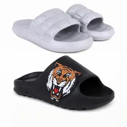 KAPYANSH Men Multi Flip Flops-picture-28