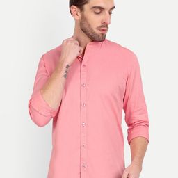 MEGHZ Men Slim Fit Opaque Casual Shirt-image-99