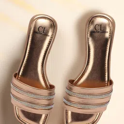 Carlton London Women Embellished Party Open Toe Flats-image-79