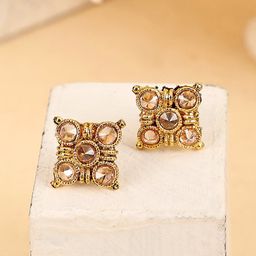 Anouk Square Studs Earrings-14