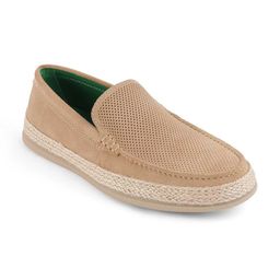 Tresmode Men Suede Slip On Loafers with Lacer Cuts-image-29