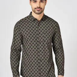 BYFORD by Pantaloons Men Original Slim Fit Opaque Printed Casual Shirt-picture-29