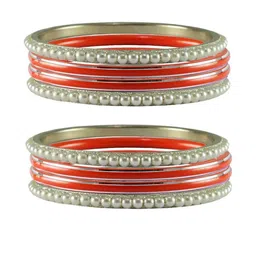 Vidhya Kangan Women Orange Bangle-image-18