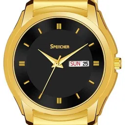SPENCHER Men Analogue Multi Function Watch Spencher 1578SM Black Dial DD image 2