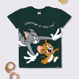 YK X Minute Mirth Boys Printed Cotton T-shirt-picture-0