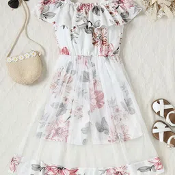 INCLUD Girls Off-Shoulder Printed Basic Jumpsuit-image-43