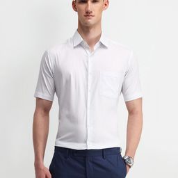 Arrow Men Classic Spread Collar Pinstripes Striped Cotton Formal Shirt-image-87