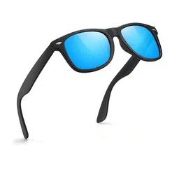 Arzonai Unisex Black Lens & Black Square Sunglasses with UV Protected Lens-image-23