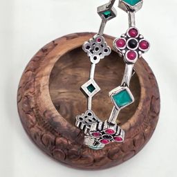 Oxy Jewels Silver-Plated Brass Bracelet-image-83