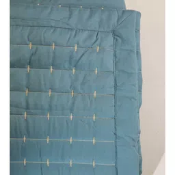 FREEDOM TREE Moira Ocean Green Quilted King Bed Cover image 5