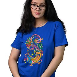 Tedhi Medhi Family Women Graphic Printed Round Neck Cotton T-shirt-image-57