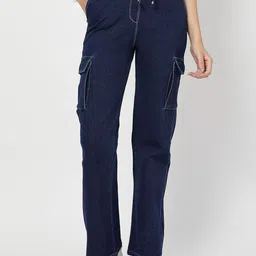 Westwood Women Relaxed High-Rise Easy Wash Cargos Trousers-picture-28