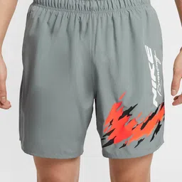 Nike Challenger Men Graphic Print Relaxed Fit Mid-Rise Shorts-image-89