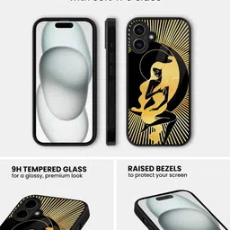 macmerise Abstract Printed iPhone 16 Plus Bumper Case Mobile Accessories image 4