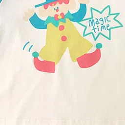 LULU & SKY Girls Typography Colourblocked Applique T-shirt-image-2
