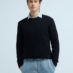 Flying Machine Men Cable Knit Pullover-image-57