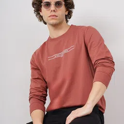 Genoa Men Round Neck Printed Pullover Sweatshirt-image-9
