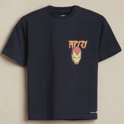 Allen Solly Junior Boys Graphic Printed Crew Neck Regular Fit T-shirt-picture-29