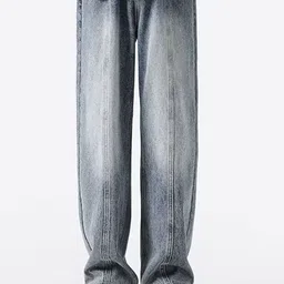 StyleCast x Revolte Men Straight Fit Light Fade Jeans-image-19