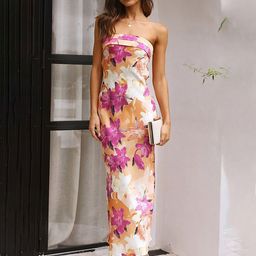 bebe Floral Print Maxi Dress-image-70