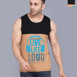 SLOWLORIS Men 2 Colourblocked Applique Slim Fit T-shirt-image-88