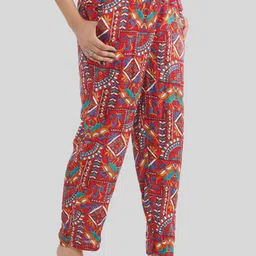 Style Shoes Printed Mid-Rise Lounge Pants-image-30