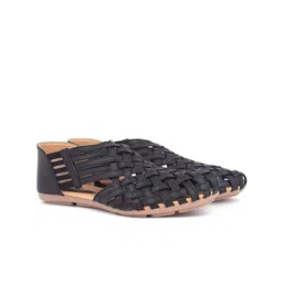 Ishransh Women Striped Open Toe Flats-image-17