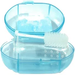 Baby Silicone Finger Toothbrush , Baby Finger Tooth Brush (16 months to 3years) with storage Box Extra Soft Toothbrush Extra Soft Toothbrush-image-44