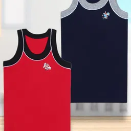 Kritiu Boys Pack Of 2 Undershirt Vests-image-29