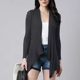 SHOWOFF Longline Sheer Shrug-image-19