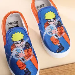 Kids Ville Boys Printed Slip-On Sneakers-image-9