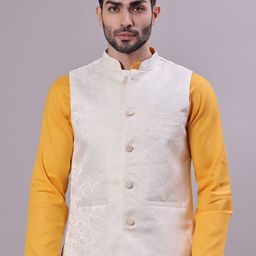 V-Mart Self Design Mandarin Collar Nehru Jacket-picture-34