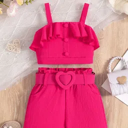 LULU & SKY Girls Top with Shorts-image-29