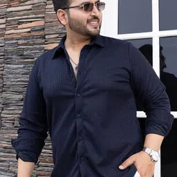 Instafab Plus Men Comfort Opaque Casual Shirt-image-34