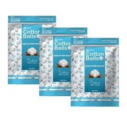 Assure Set Of 3 White Makeup Remover Cotton Balls - 100Pcs Each-7