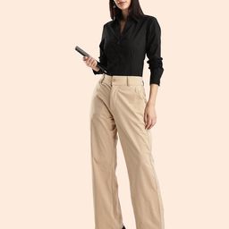 BLUE TYGA Women Regular Fit Mid-Rise Joggers Trousers-picture-8