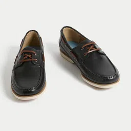 Marks & Spencer Men Leather Boat Lace-Ups Shoes-picture-36