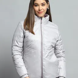 Monte Carlo Women Geometric Lightweight Outdoor Puffer Jacket-picture-23