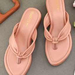 The Roadster Lifestyle Co Women Comfortable Thong Slip On Flats-25