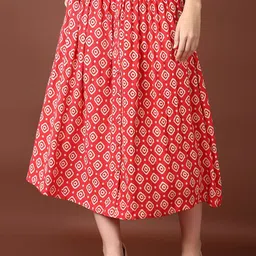 LIMEROAD Printed Flared Midi Skirt-picture-16
